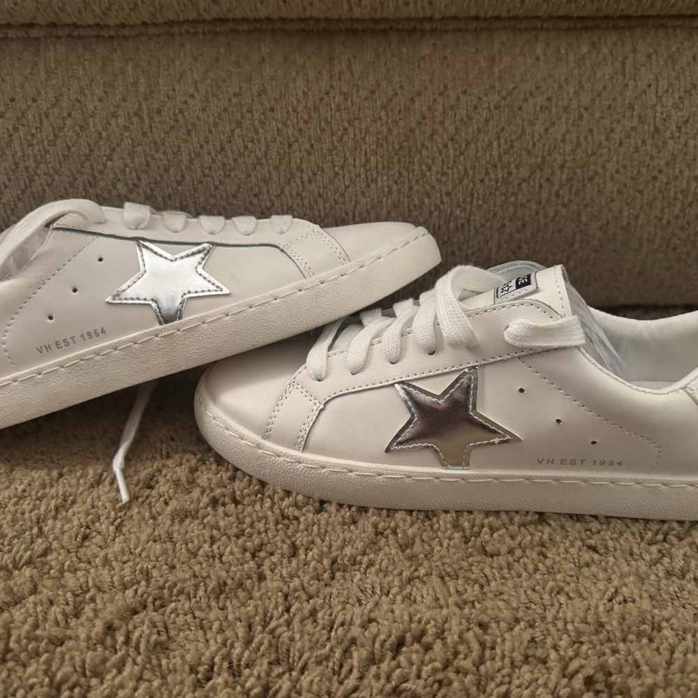 Vintage Havana Carla White Silver shimmer
